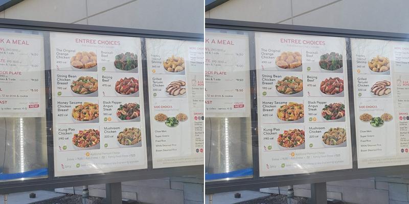 Panda Express Menu