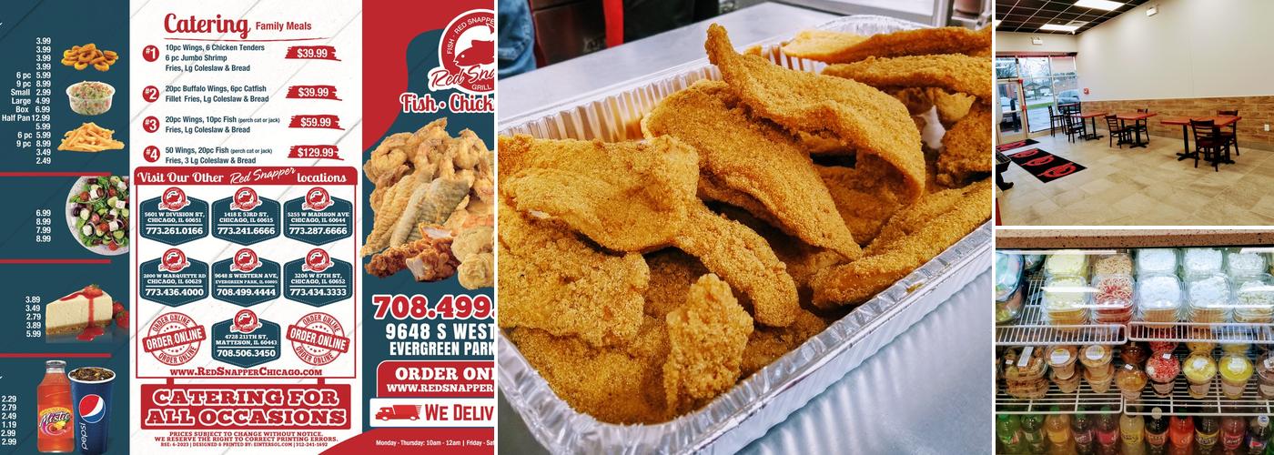 Red Snapper Evergreen Menu