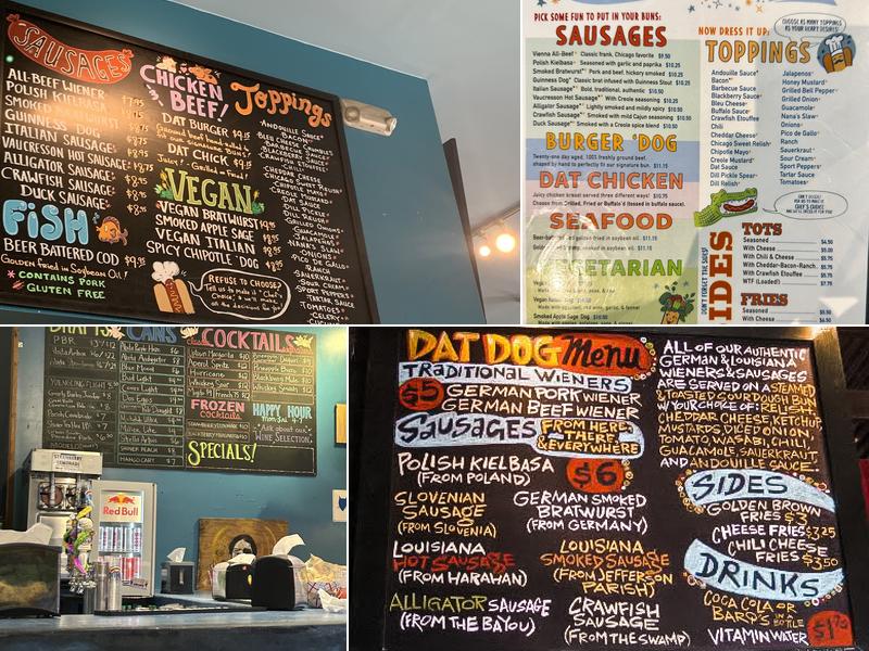 Dat Dog Menu