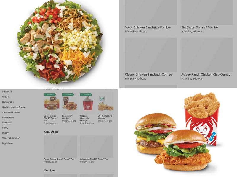 Wendy's Menu