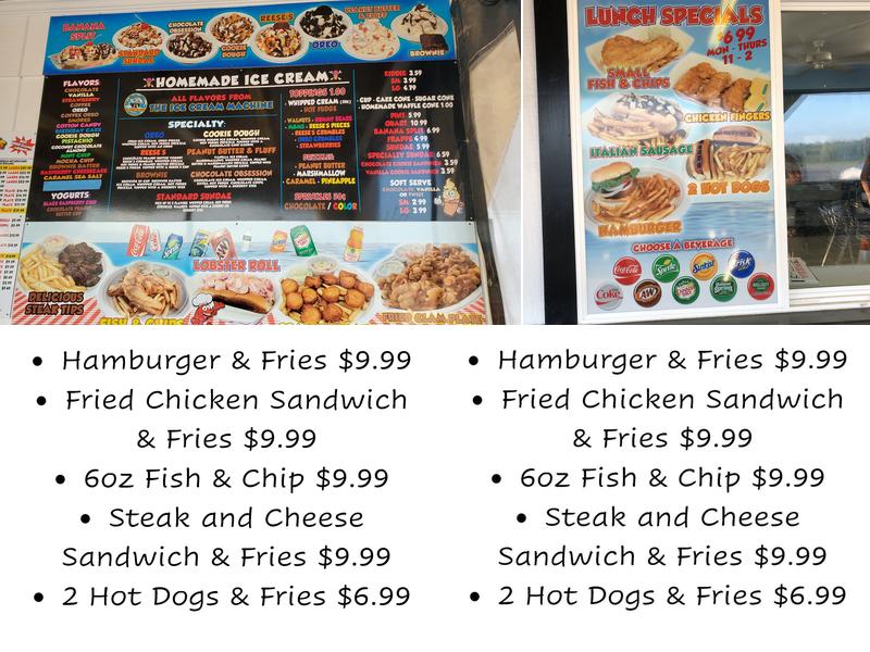 Dicky's Clam Shack Menu