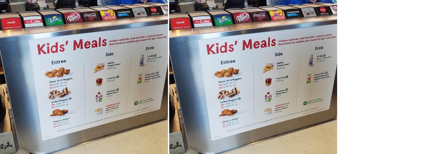 Chick-fil-A Menu