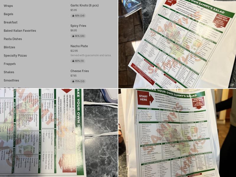 Sammy's Menu