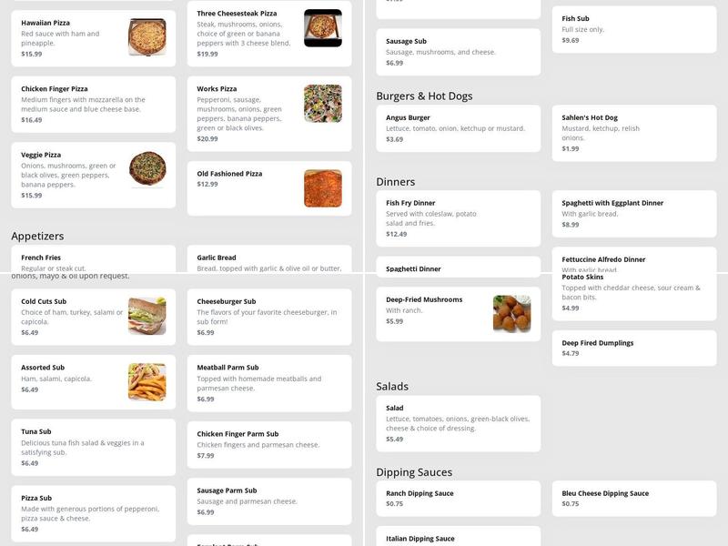 Fletcher's Kitchen Menu