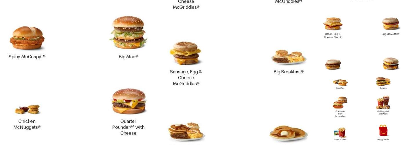 McDonald's Menu