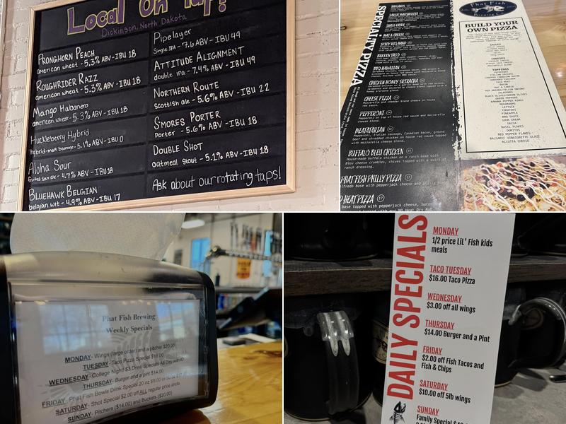 Phat Fish Brewing LLC Menu