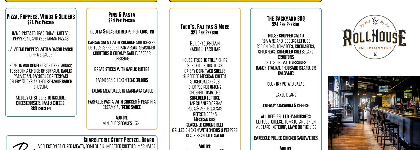 RollHouse Parma Menu