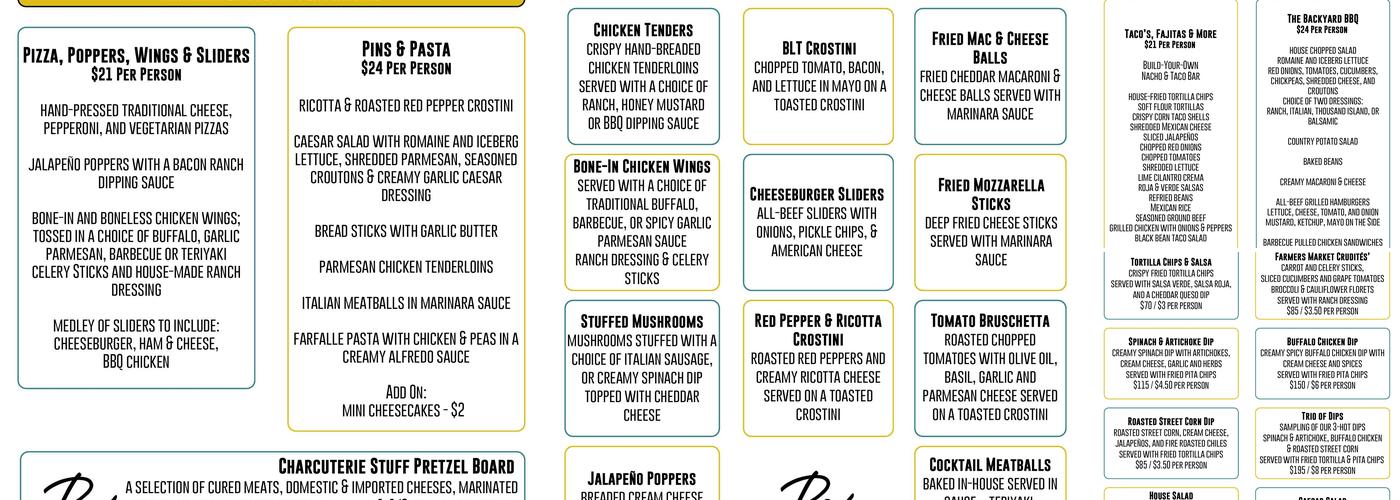 RollHouse Parma Menu