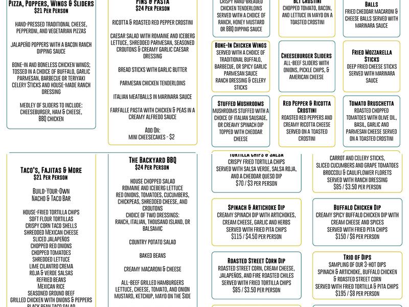 RollHouse Parma Menu