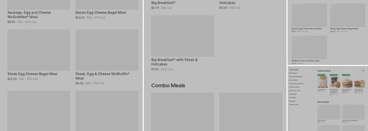 McDonald's Menu