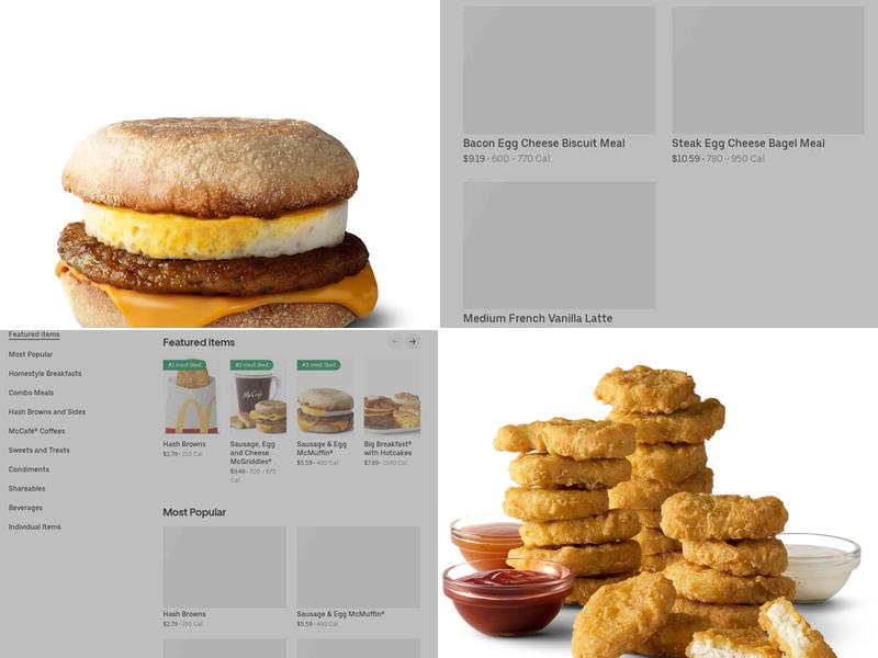 McDonald's Menu