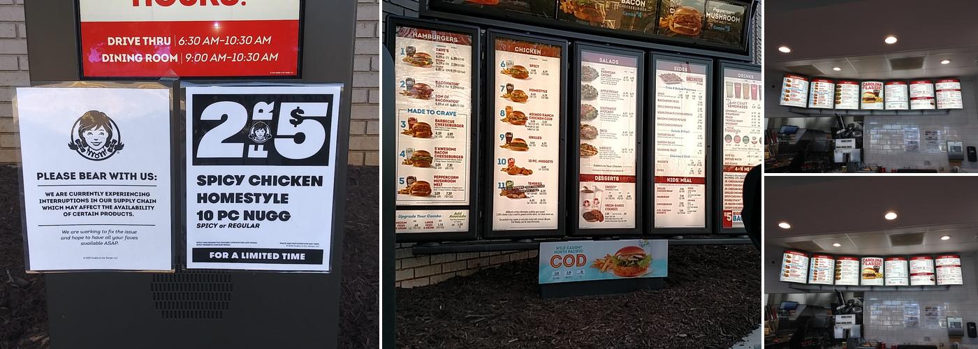 Wendy's Menu