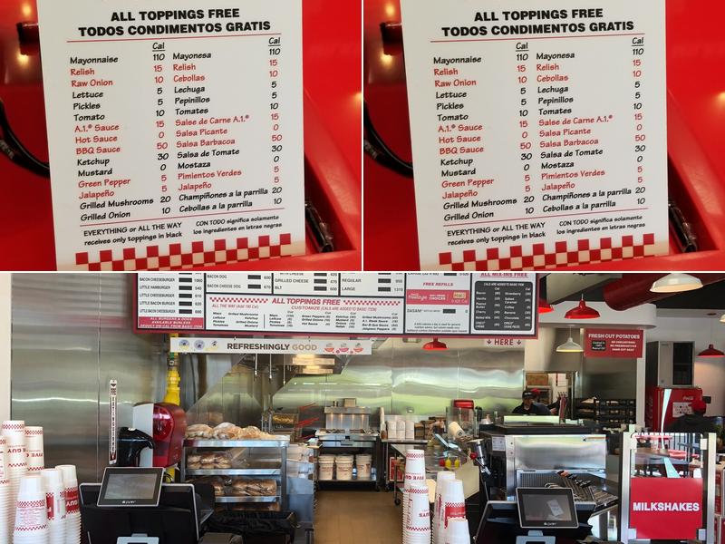 Five Guys Menu