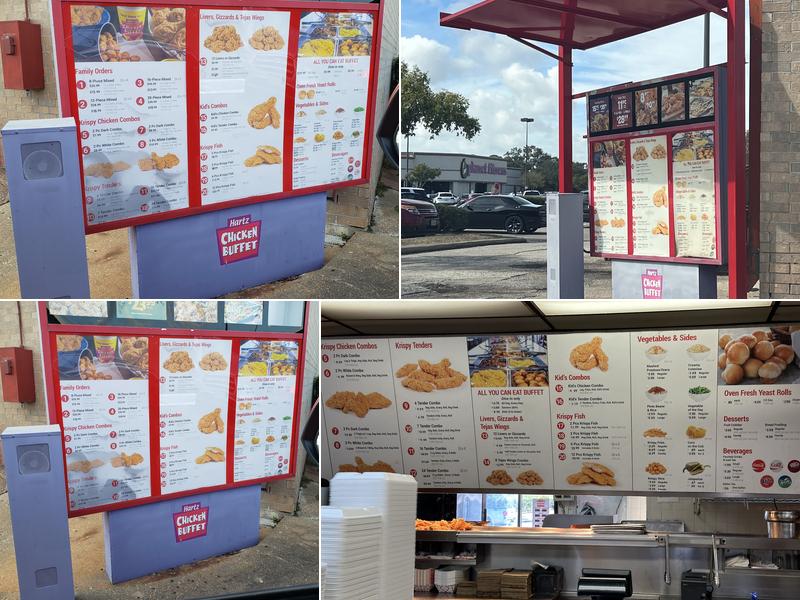 Hartz Chicken Buffet Menu