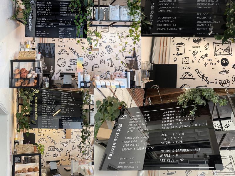 MiddleState Coffee Menu