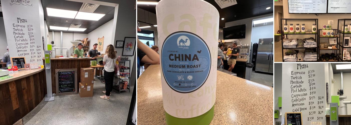 Baba Java Coffee - Hoover Menu