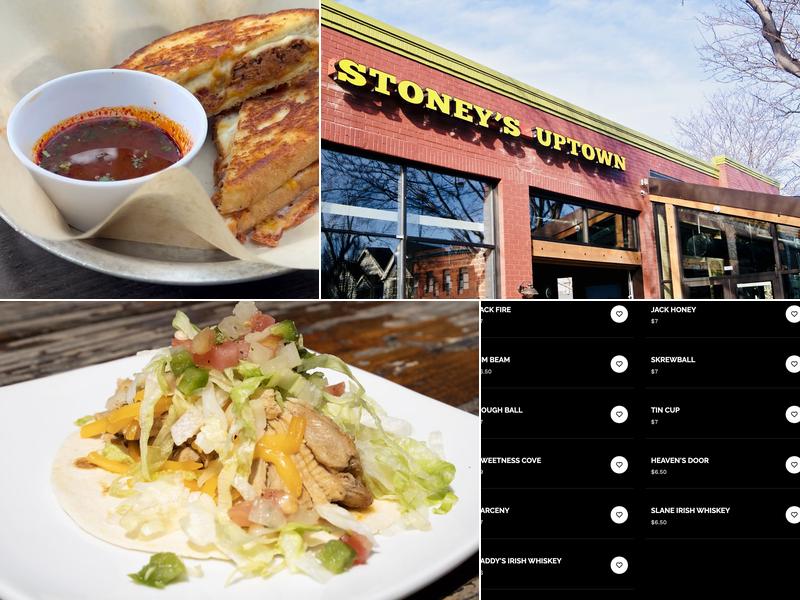 Stoney's Uptown Joint Menu