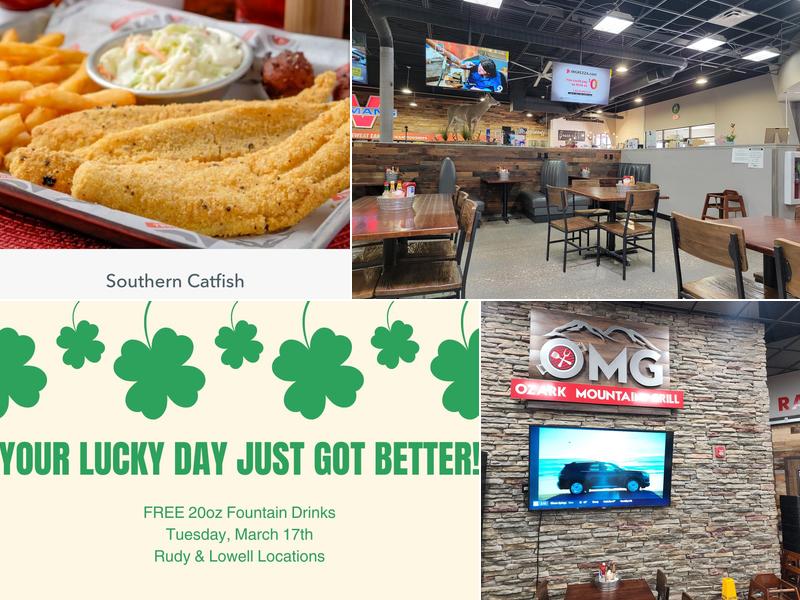 Ozark Mountain Grill 898 W Monroe Ave, Lowell