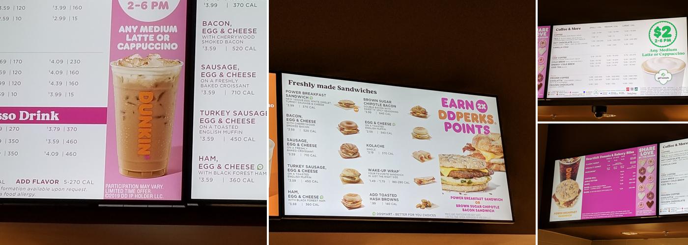 Dunkin' Menu