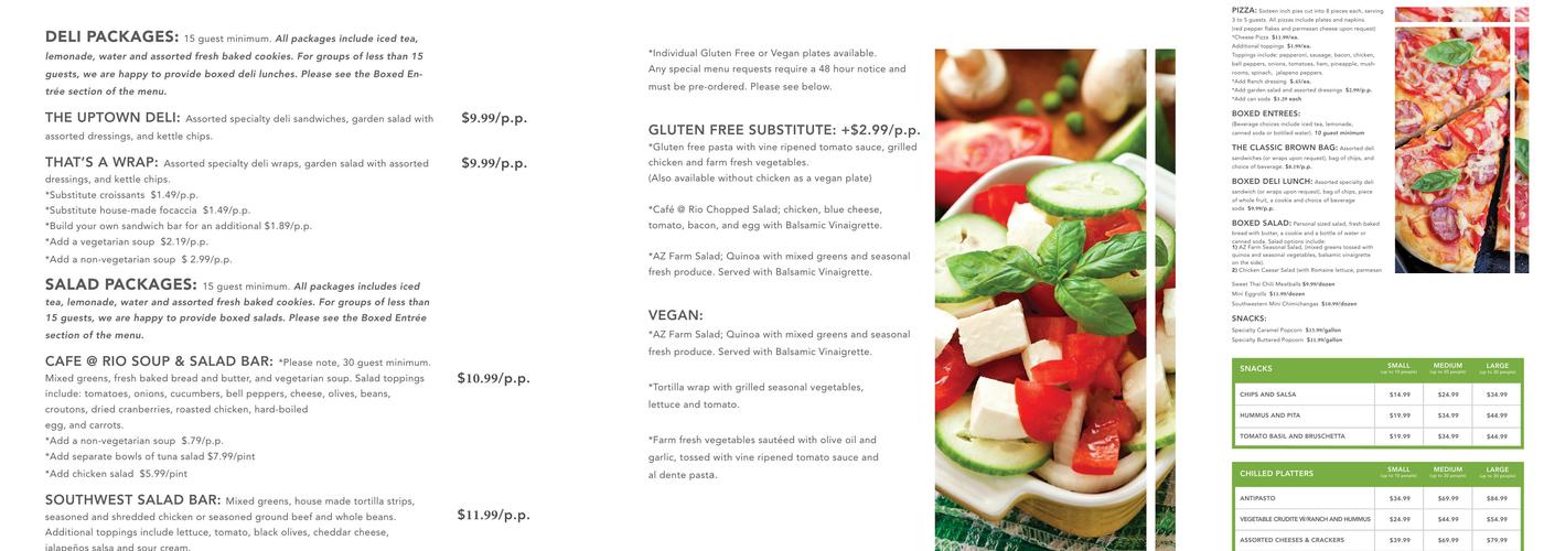 Cafe @ Rio Salado College Menu