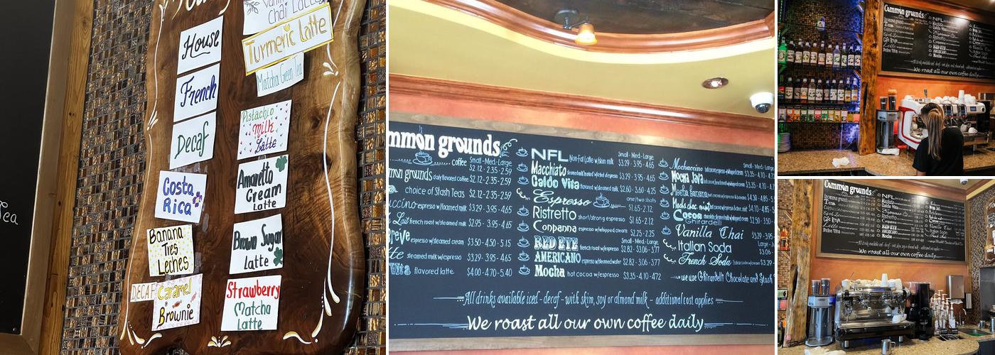 Common Grounds Hamden Menu