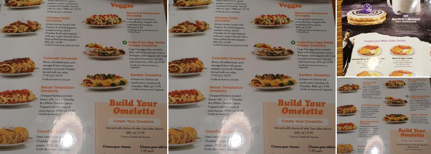 IHOP Menu