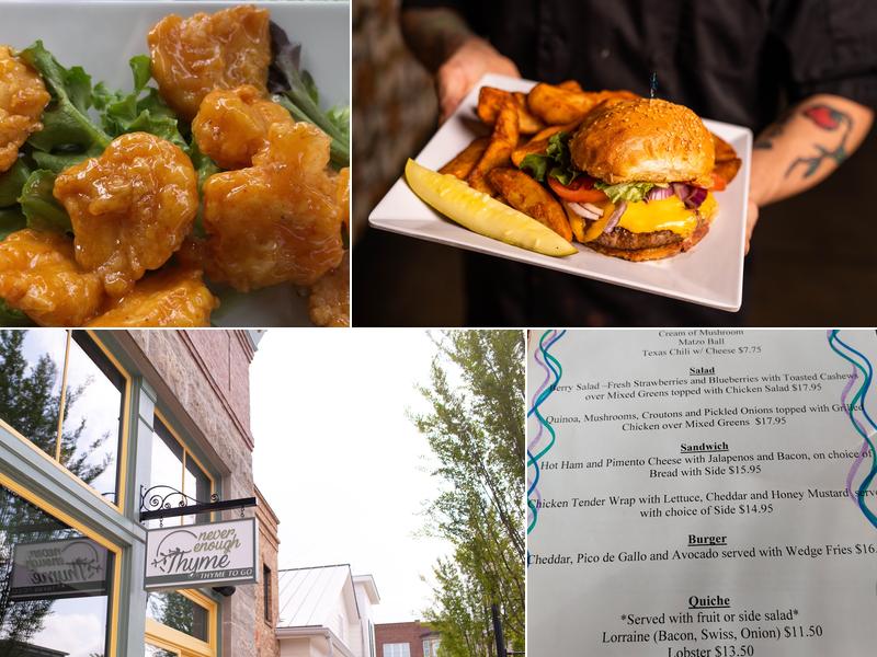 Never Enough Thyme Menu