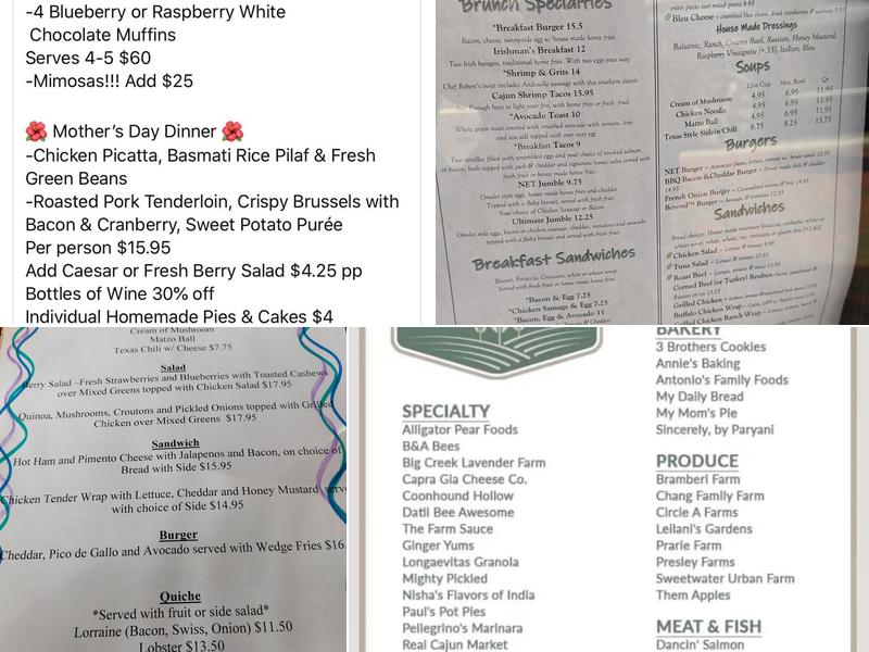 Never Enough Thyme Menu