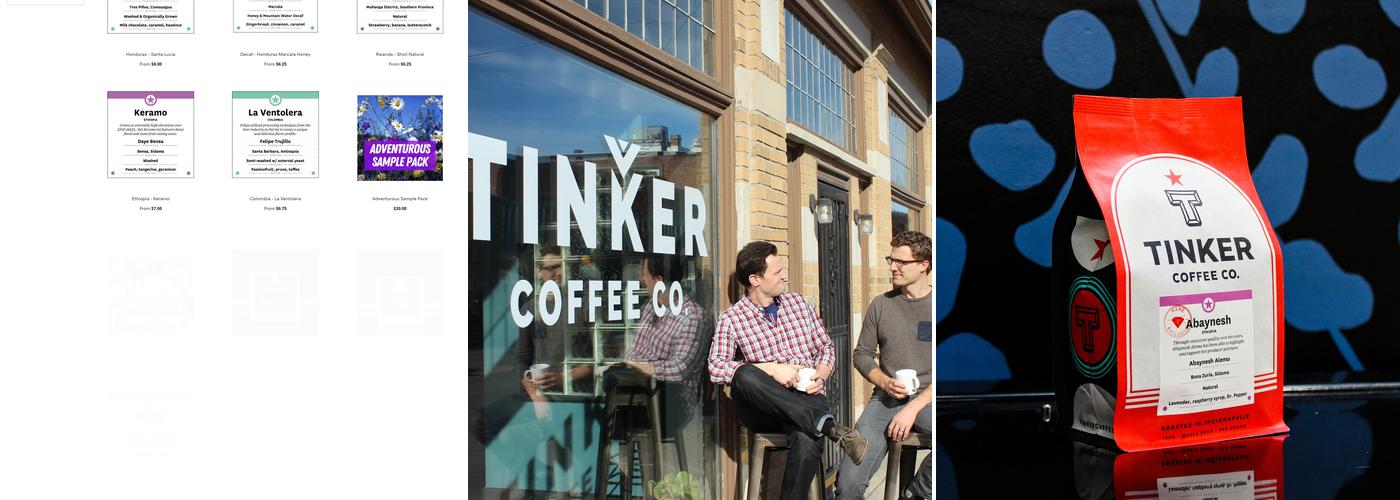 Tinker Coffee Co. Roastery Menu