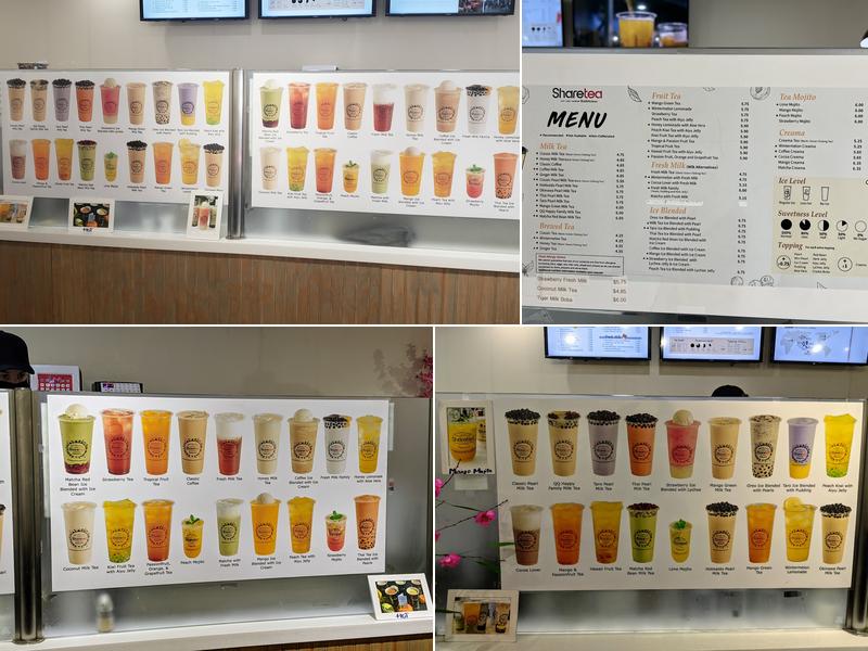 Sharetea Menu