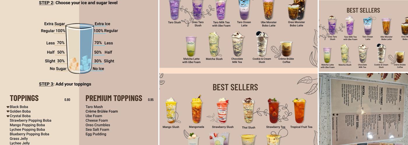 Ding Tea Norcross Menu