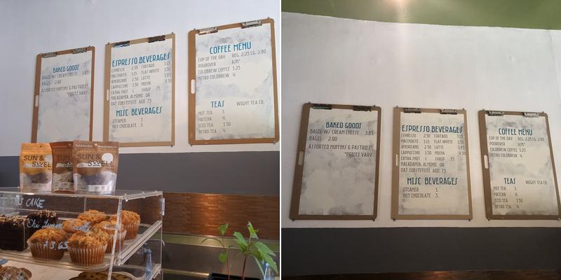 Dear Globe Coffee Menu