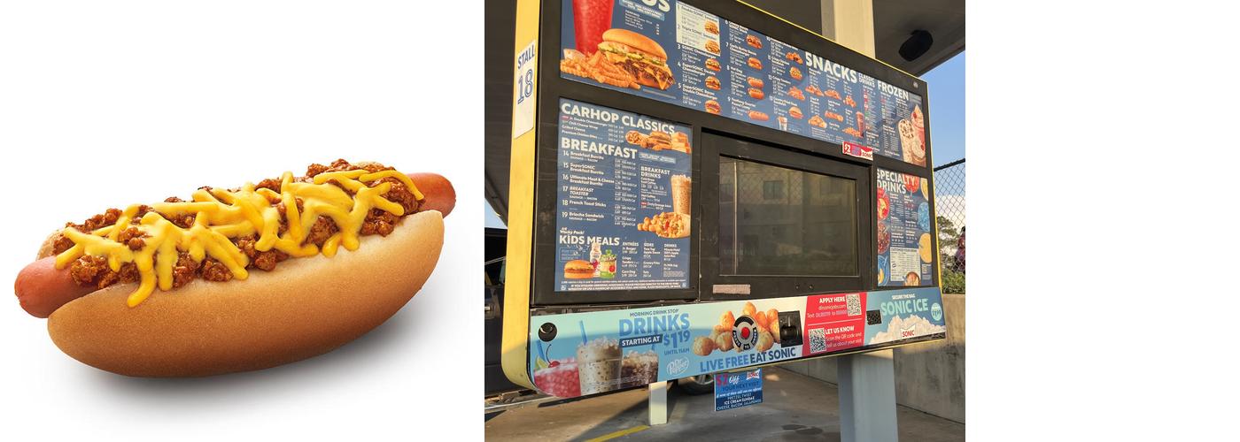 Sonic Drive-In Menu