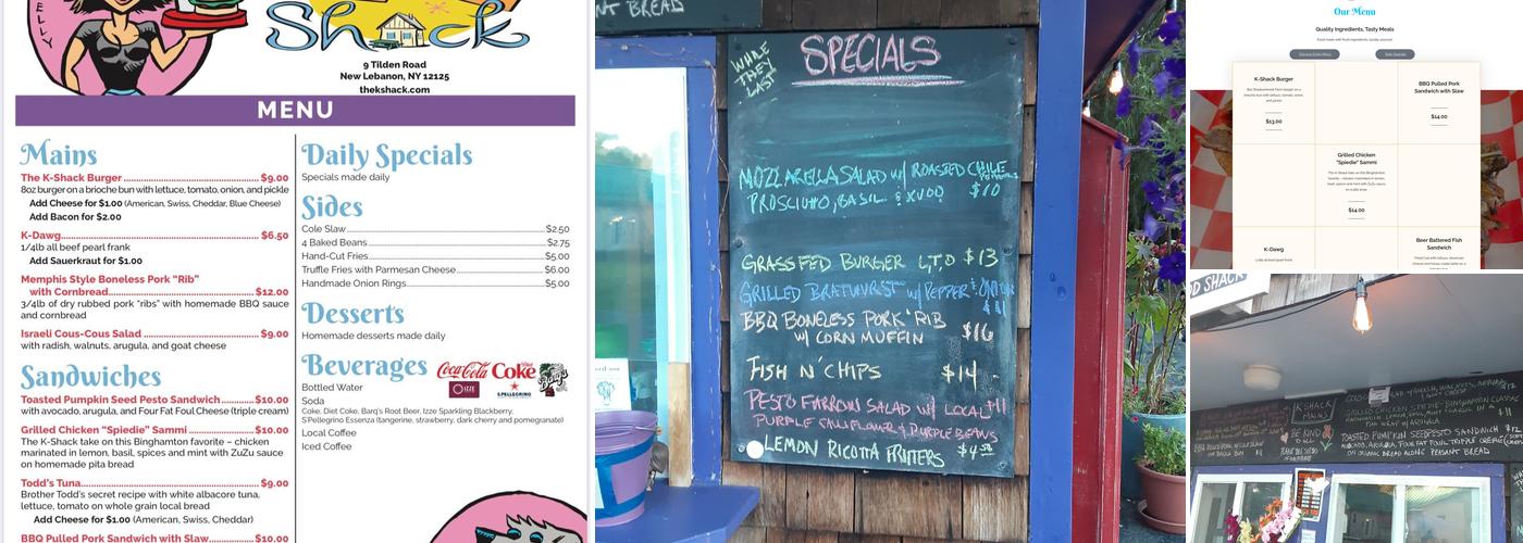 The KShack Menu