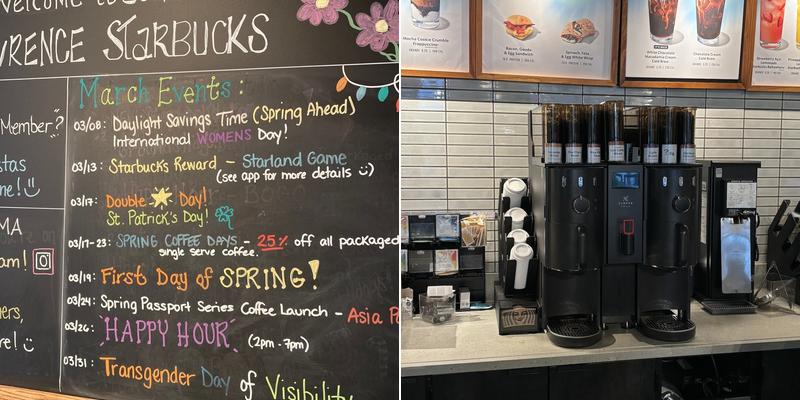 Starbucks Menu