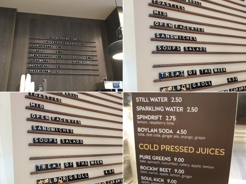 Ole & Steen Menu