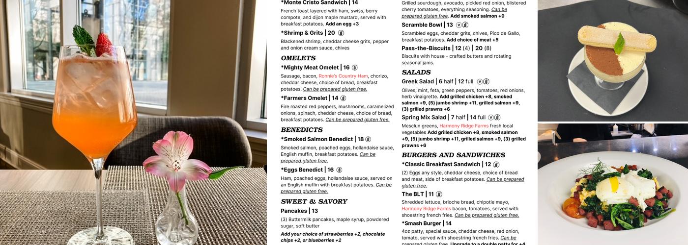 Sir Winston Wine Loft & Restaurant Menu