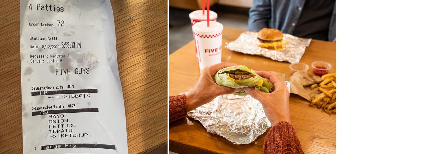 Five Guys Menu