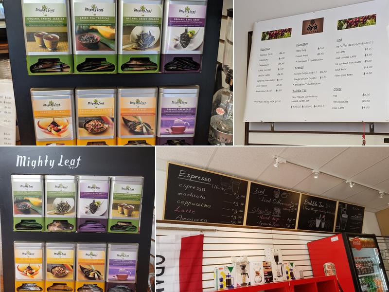 Ara Coffee Menu