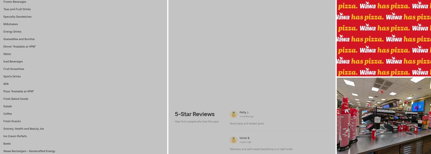 Wawa Menu