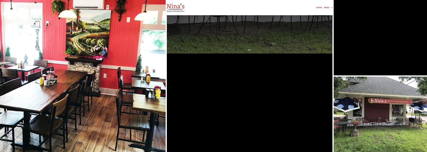 Nina's Bistro & Sandwiches Menu
