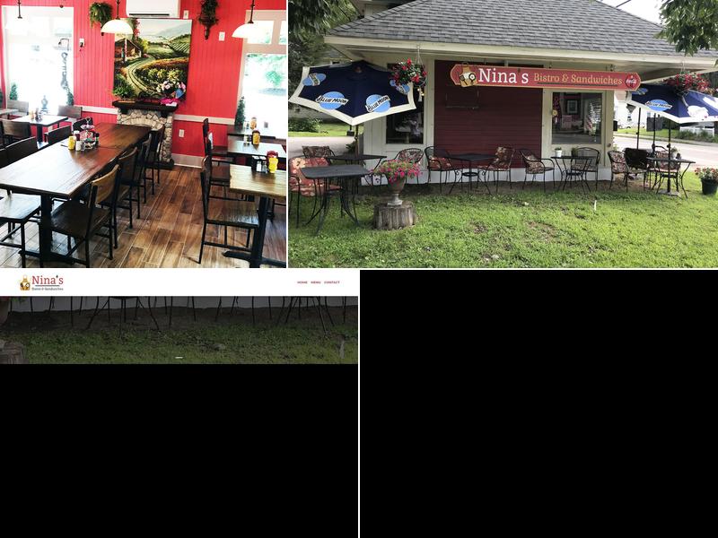 Nina's Bistro & Sandwiches Menu