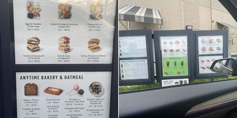 Starbucks Menu