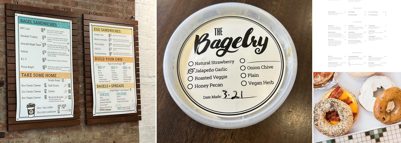 The Bagelry Menu