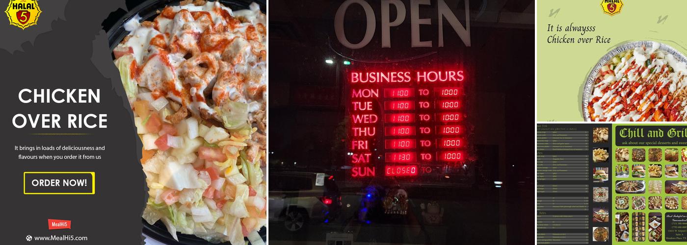 Halal 5 Menu