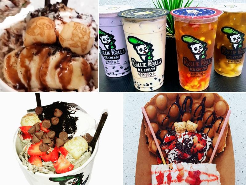 Rollie Rolls Ice Cream Menu