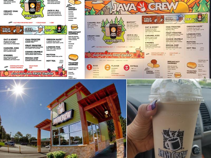 Java Crew West Menu