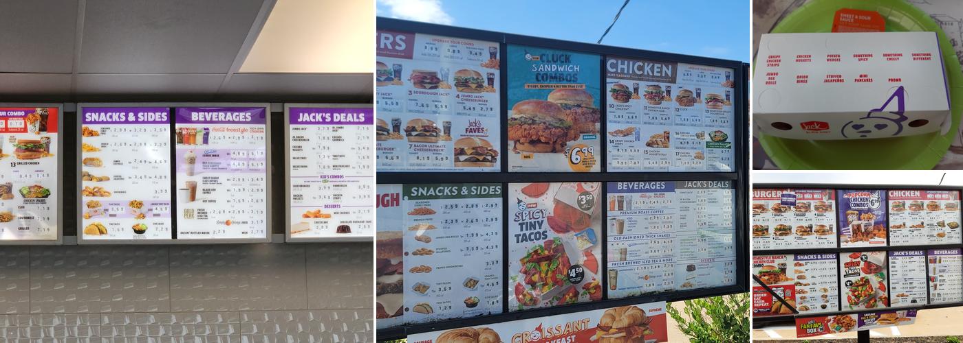 Jack in the Box Menu