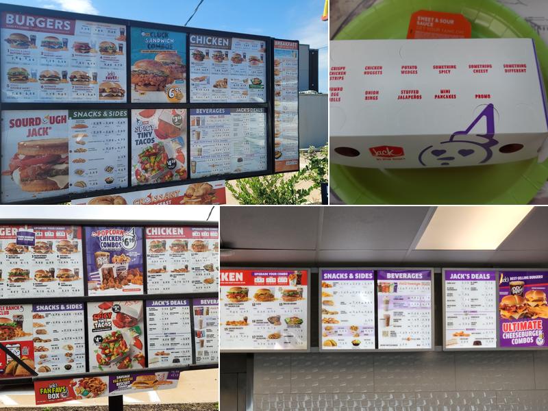 Jack in the Box Menu
