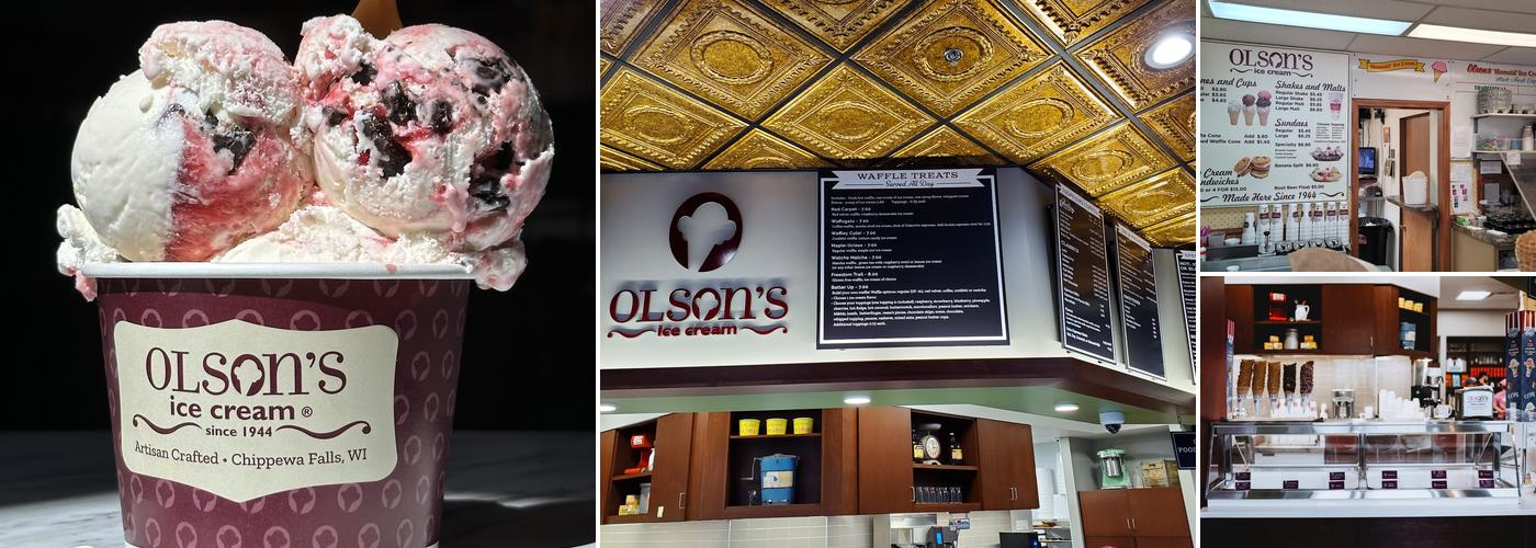 Olson's Ice Cream Menu